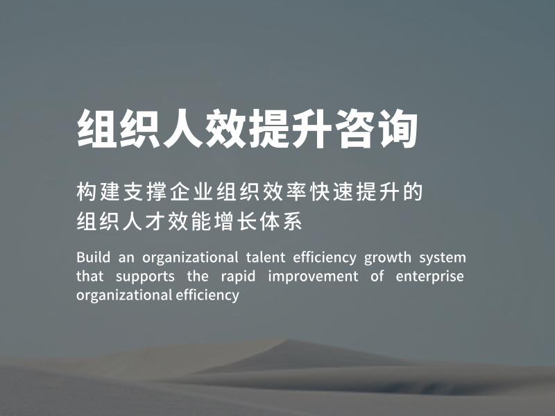 组织人效提升
