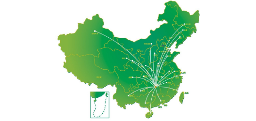 全国的服务区域